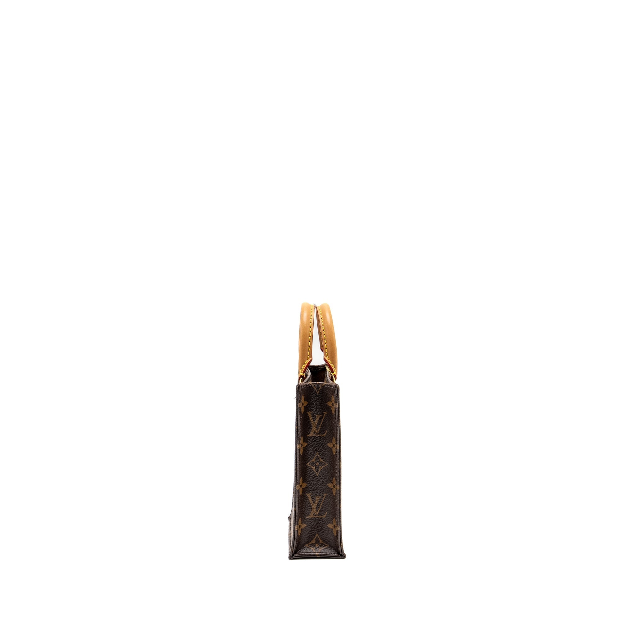 LOUIS VUITTON PETIT SAC PLAT MONOGRAM CANVAS GHW
