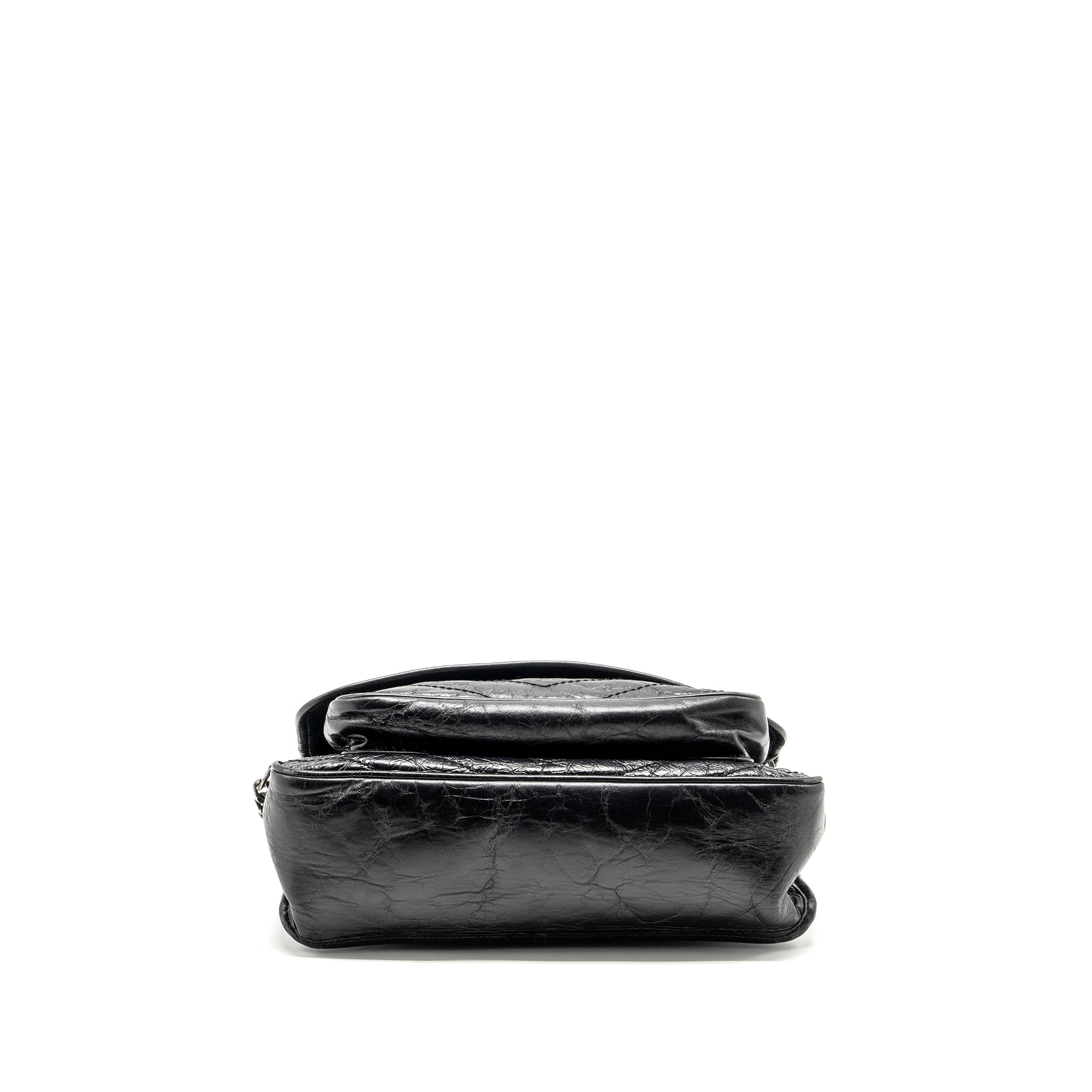 SAINT LAURENT/YSL MEDIUM NIKI BAG SHINY CALFSKIN BLACK SHW