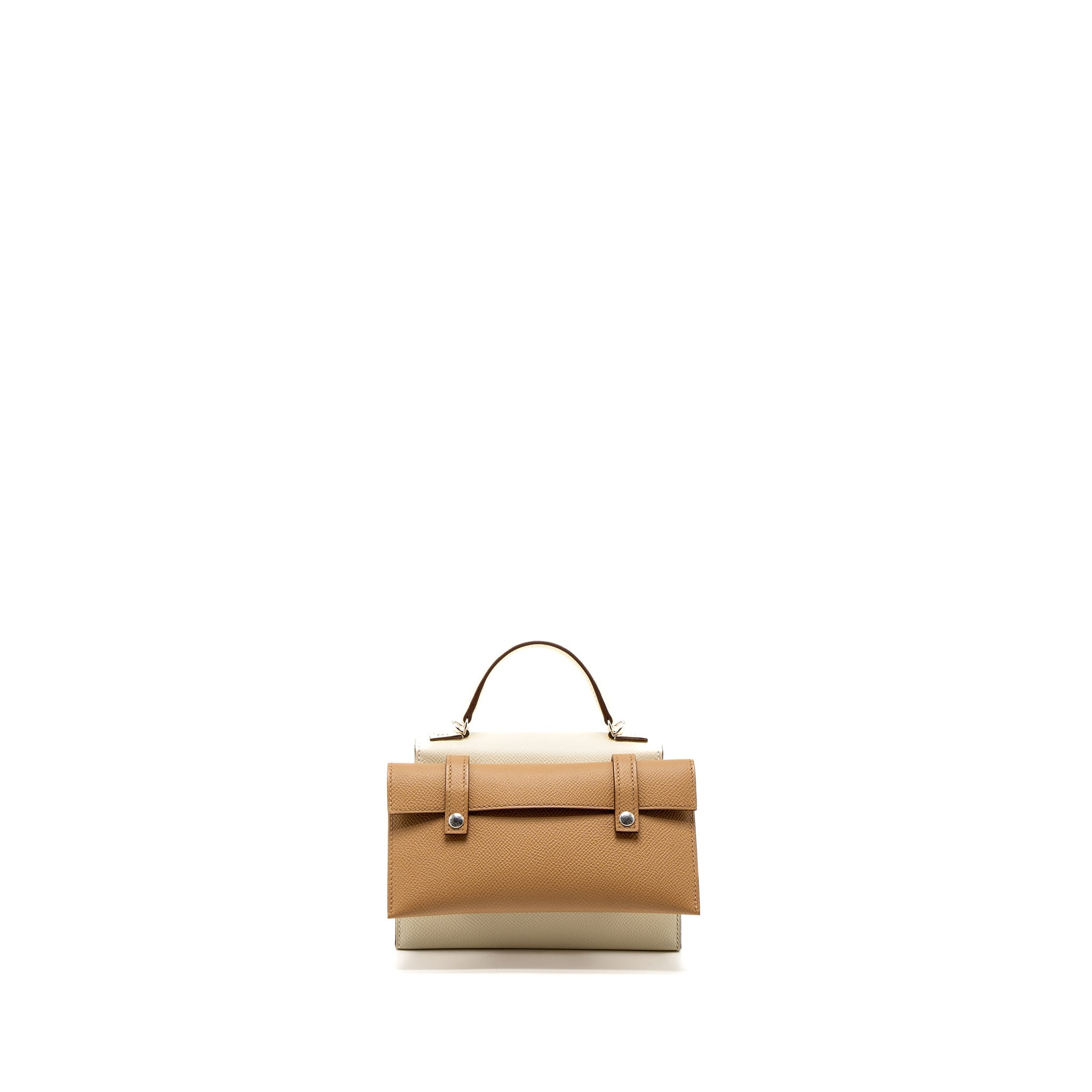 HERMES KELLY DOLE PICTO EPSOM NATA/LIME/MAUVE SYLVESTRE/CHAI SHW