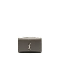SAINT LAURENT/YSL MEDIUM KATE BAG GRAINED CALFSKIN GREY SHW
