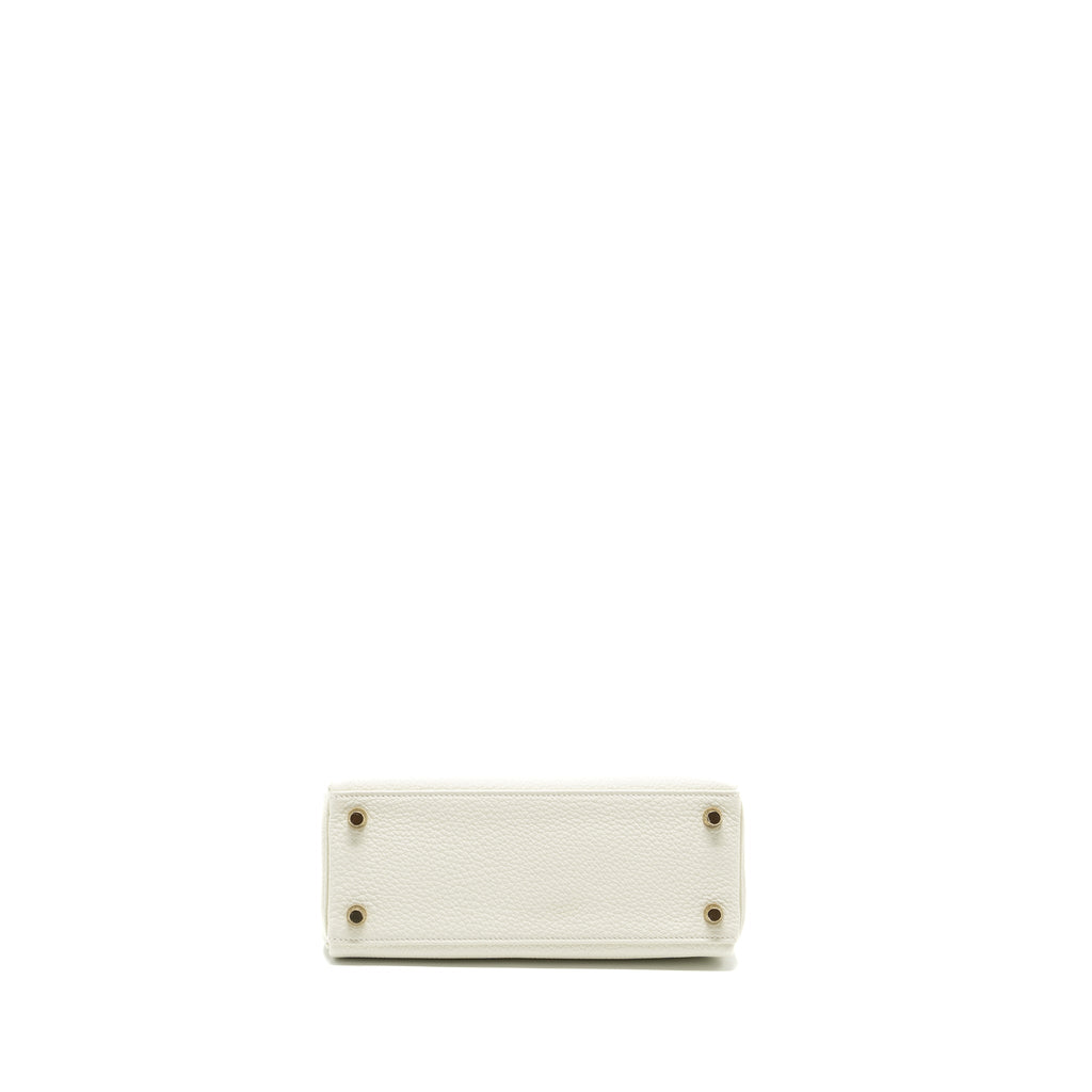 HERMES KELLY25 TOGO MUSHROOM GHW