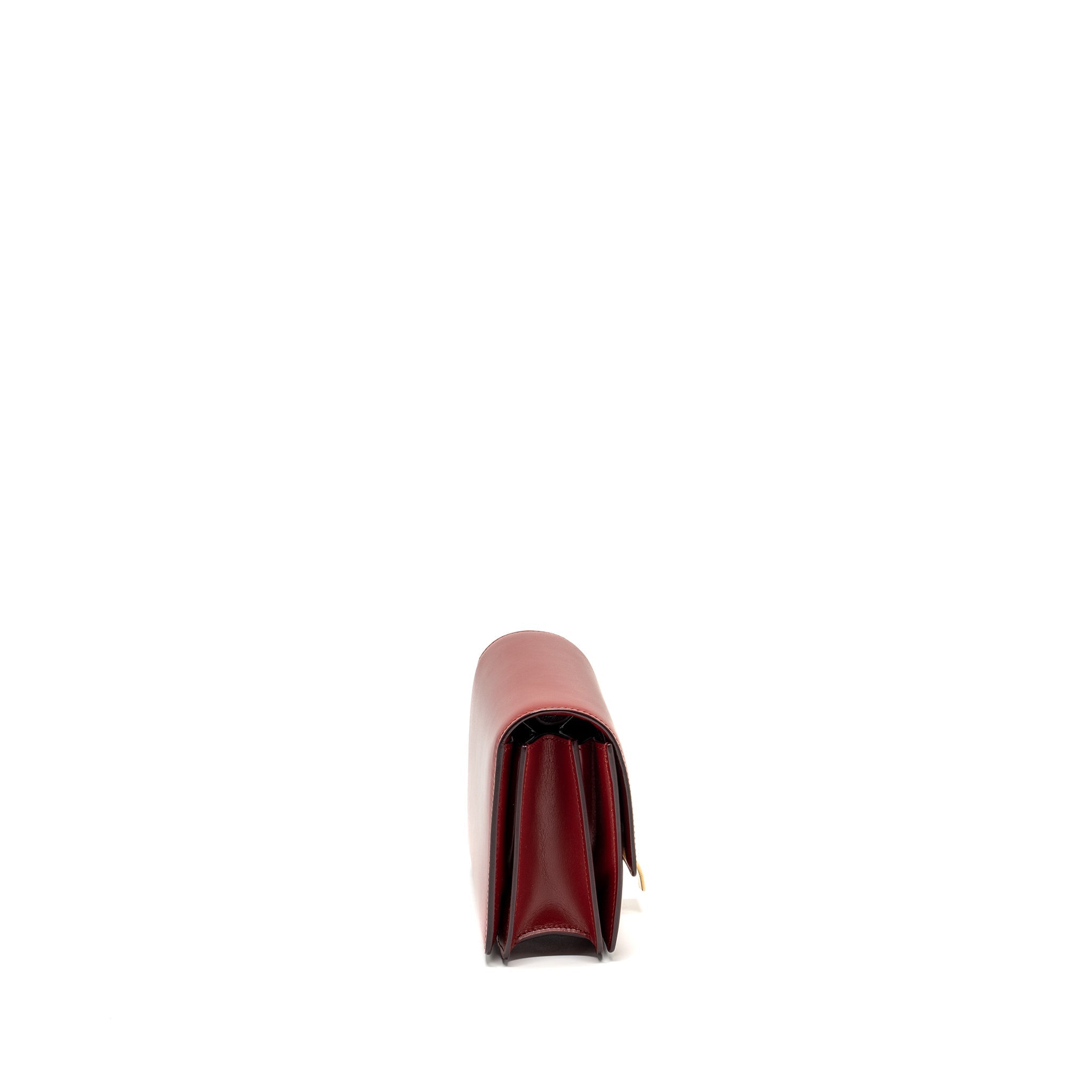 CELINE MINI CLASSIC BOX BAG CALFSKIN RED GHW
