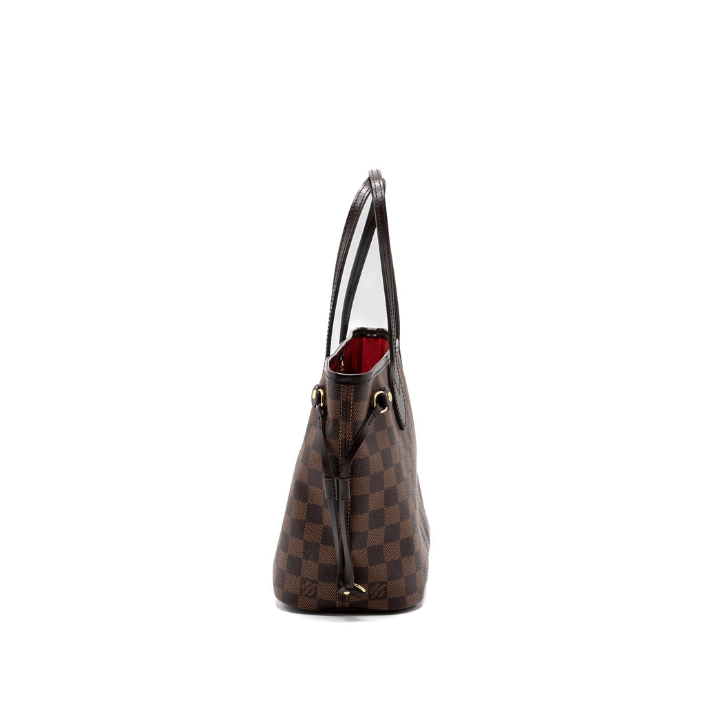 LOUIS VUITTON NEVERFULL PM DAMIER EBENE CANVAS GHW (NEW VERSION)