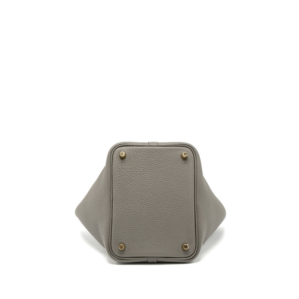 HERMES PICOTIN 18 CLEMENCE GRIS MEYER GHW
