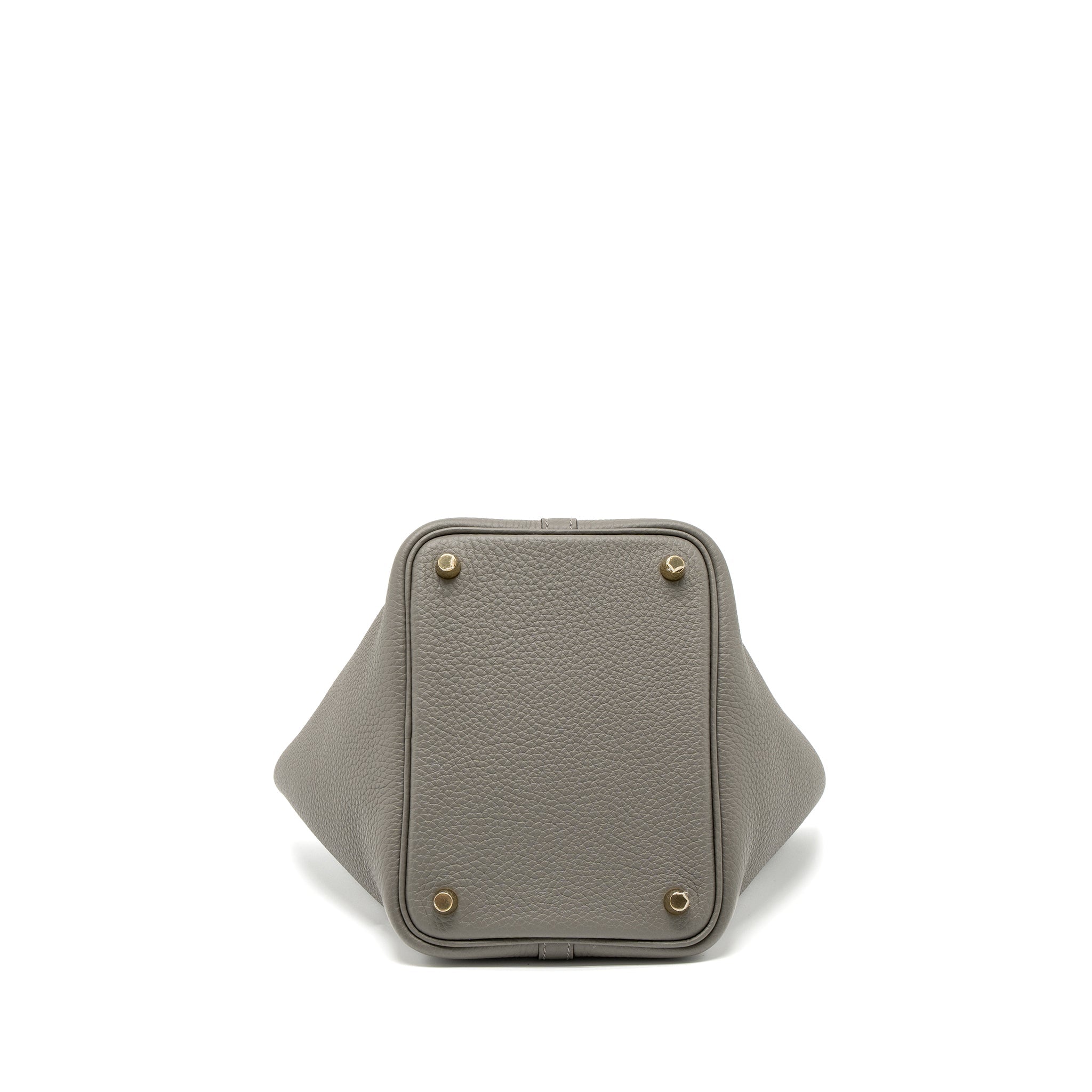 HERMES PICOTIN 18 CLEMENCE GRIS MEYER GHW