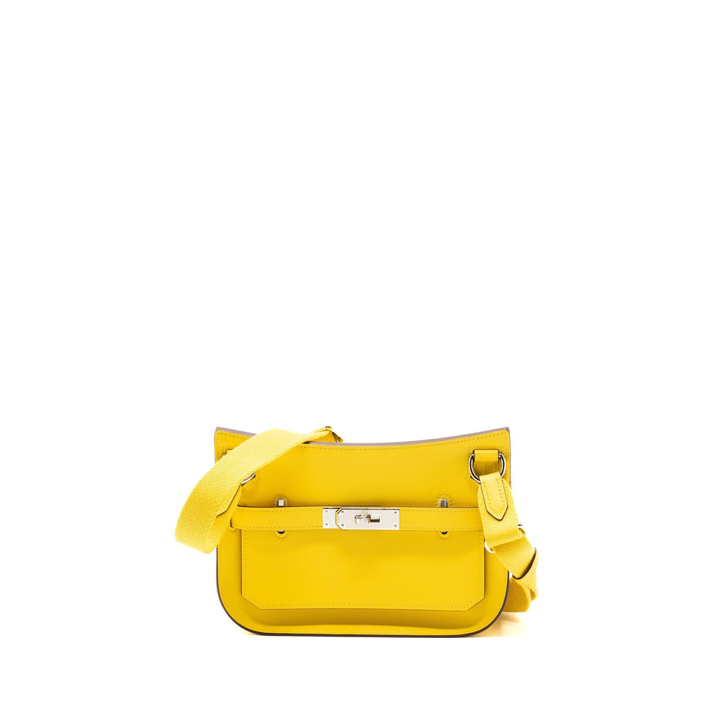 HERMES MINI JYPSIERE SWIFT/SANGLE WOOLY JAUNE NAPLES SHW