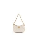 CHANEL 23K HOBO SHOULDER BAG CALFSKIN WHITE GHW (MICROCHIP)