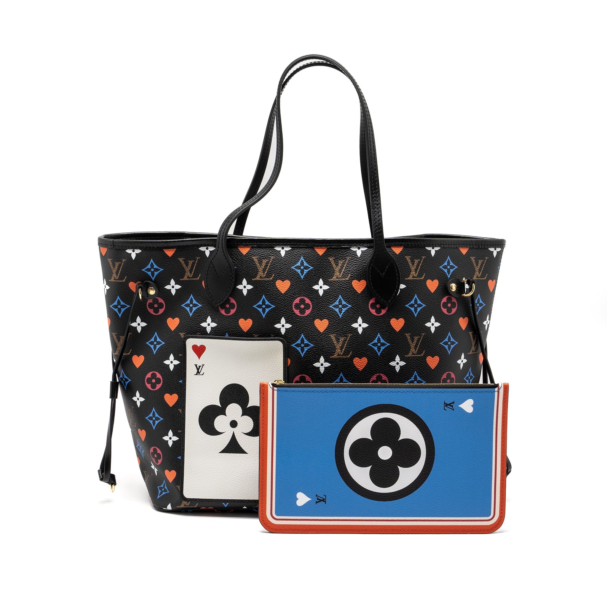 LOUIS VUITTON GAME ON NEVERFULL MM LIMITED EDITION MONOGRAM MULTICOLOURED CANVAS GHW