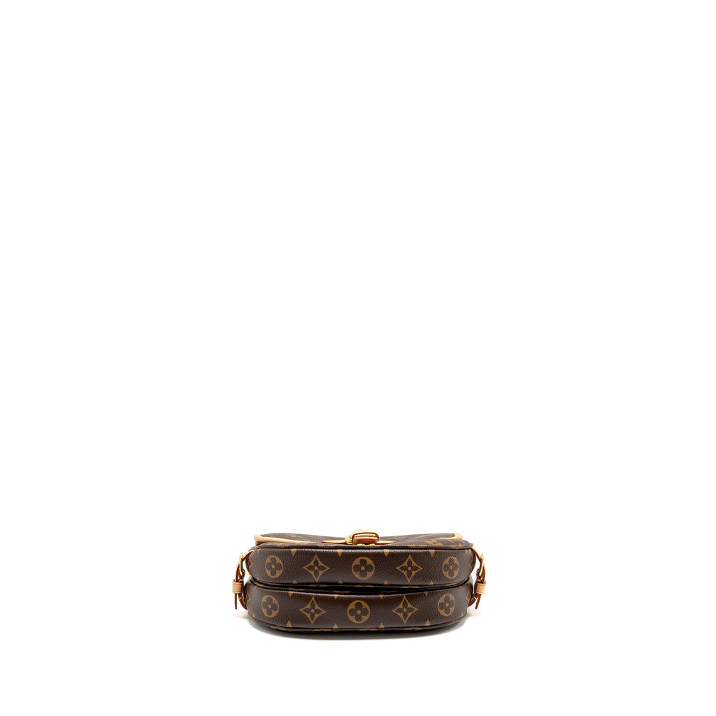 LOUIS VUITTON SAUMUR BB MONOGRAM CANVAS GHW