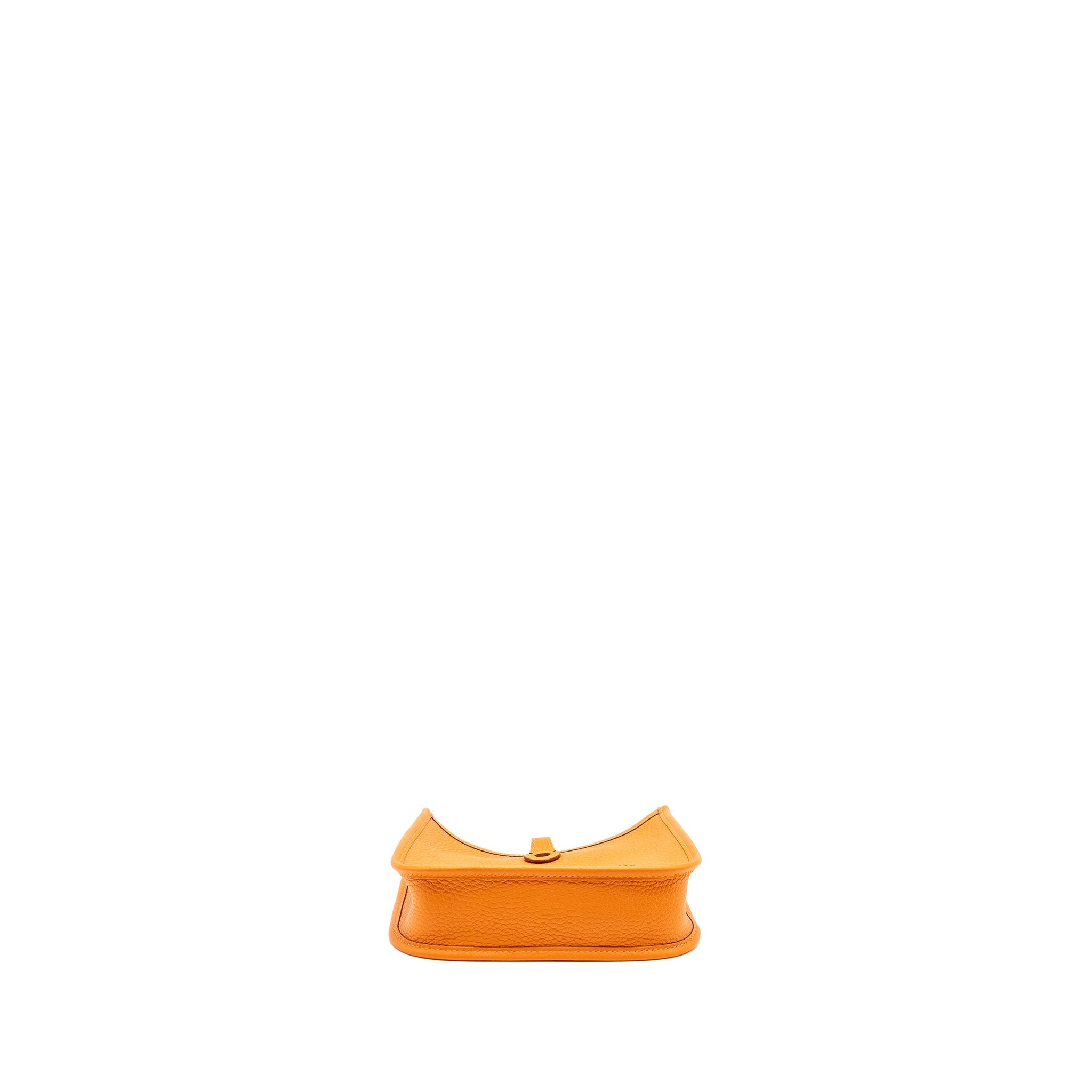 HERMES MINI EVELYNE CLEMENCE ORANGE GHW