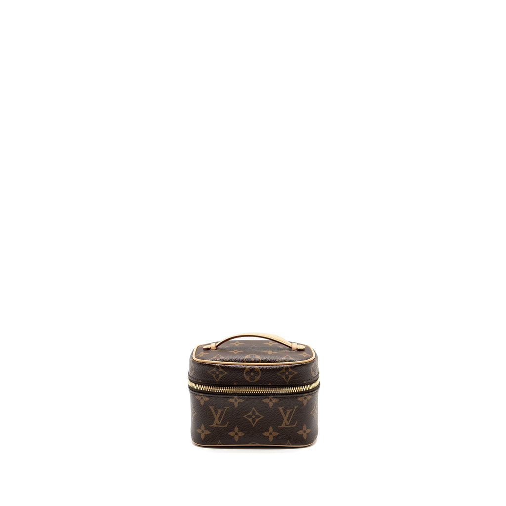 LOUIS VUITTON NICE NANO MONOGRAM CANVAS GHW
