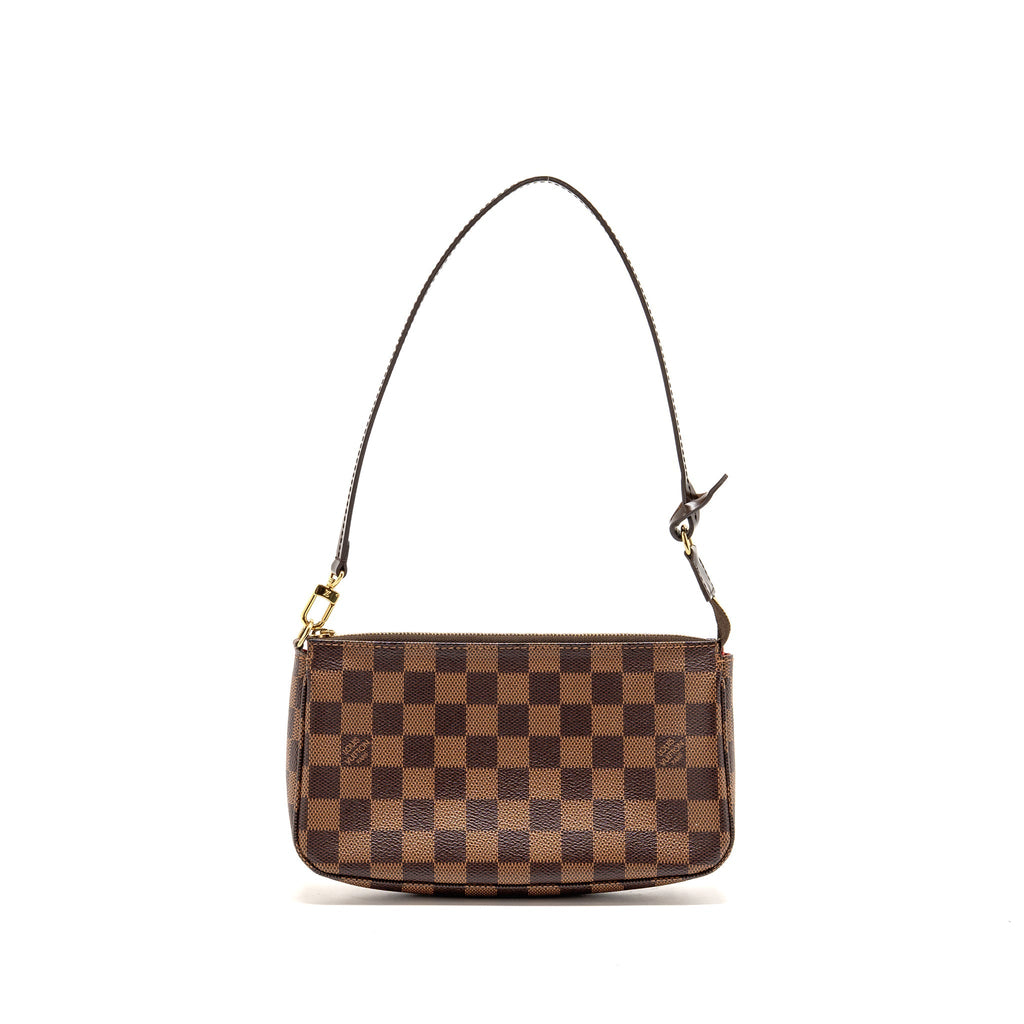 LOUIS VUITTON POCHETTE ACCESSOIRES DAMIER EBENE CANVAS GHW