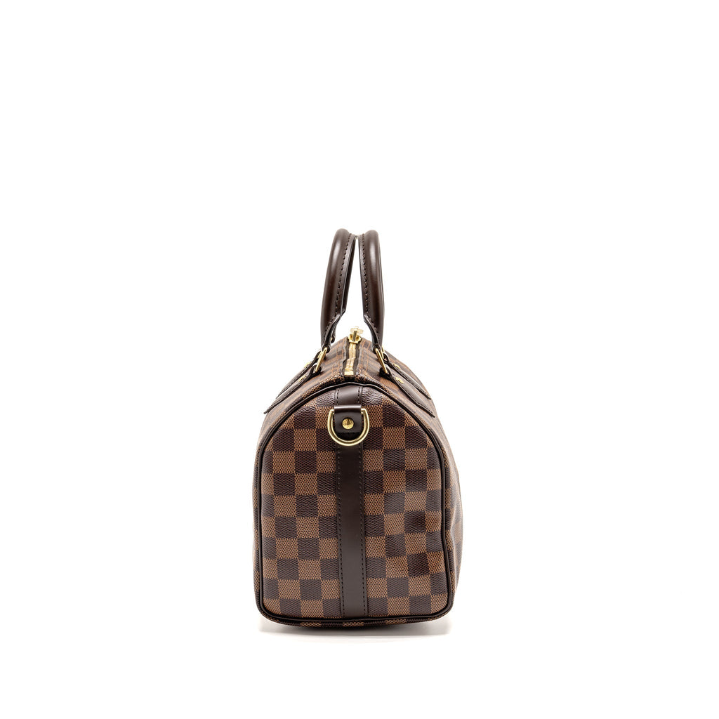 LOUIS VUITTON SPEEDY BANDOULIERE 25 DAMIER EBENE GHW
