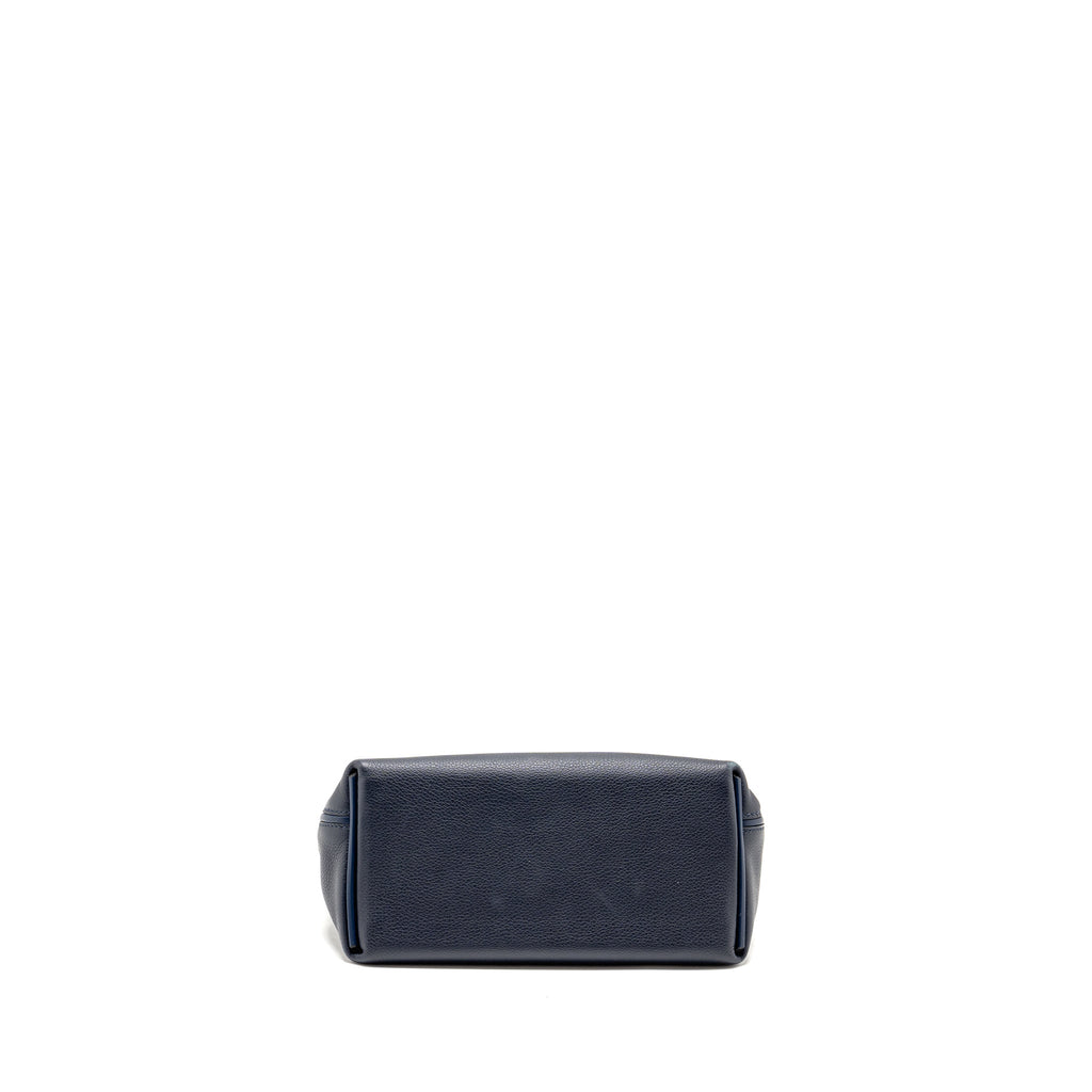 HERMES MINI 2424 24/24-21 BAG EVERCOLOR BLUE NUIT GHW
