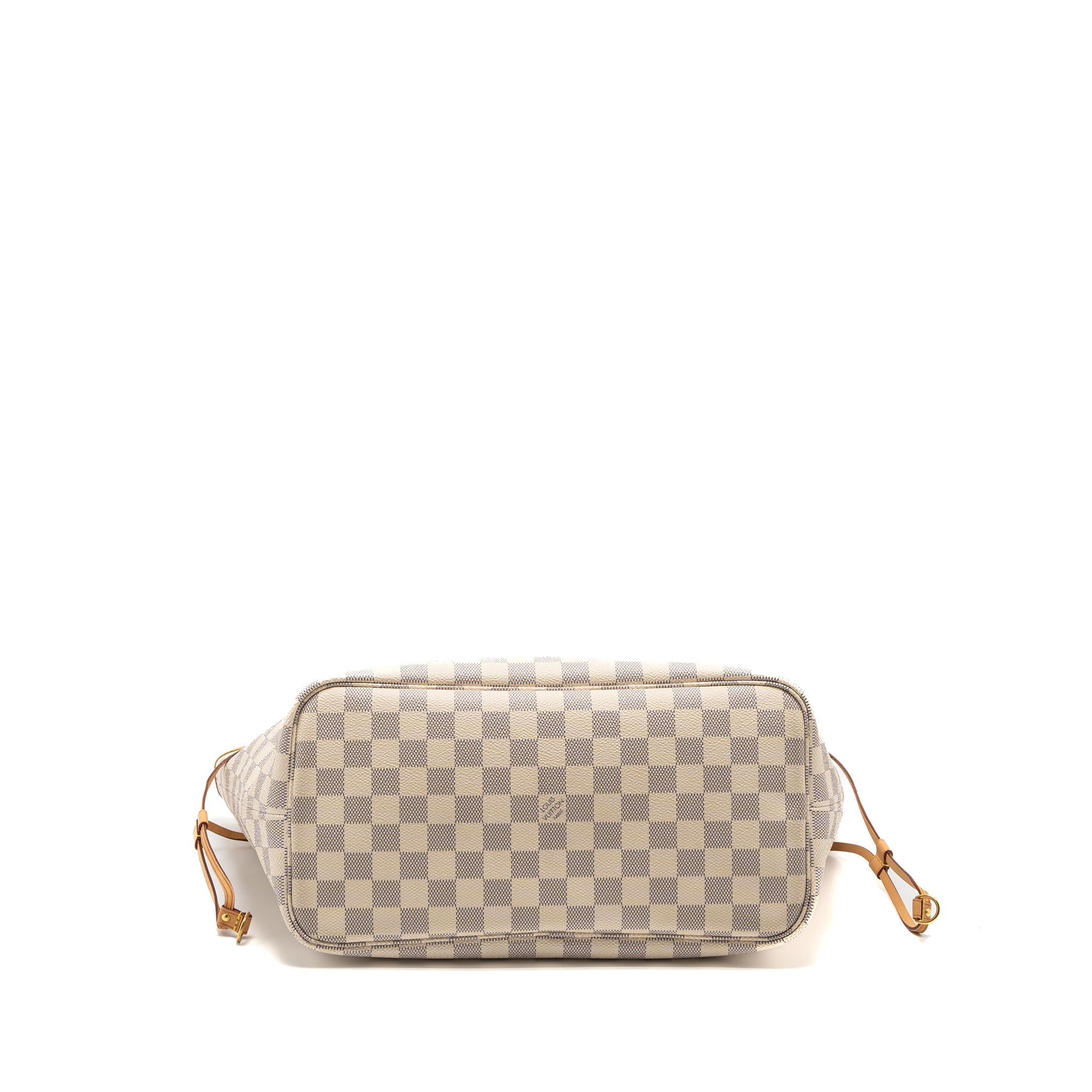 LOUIS VUITTON NEVERFULL MM DAMIER AZUR CANVAS GHW