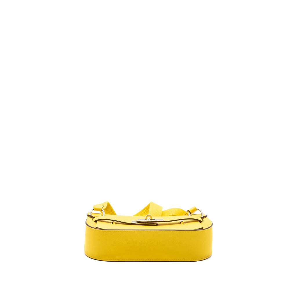 HERMES MINI JYPSIERE SWIFT/SANGLE WOOLY JAUNE NAPLES SHW