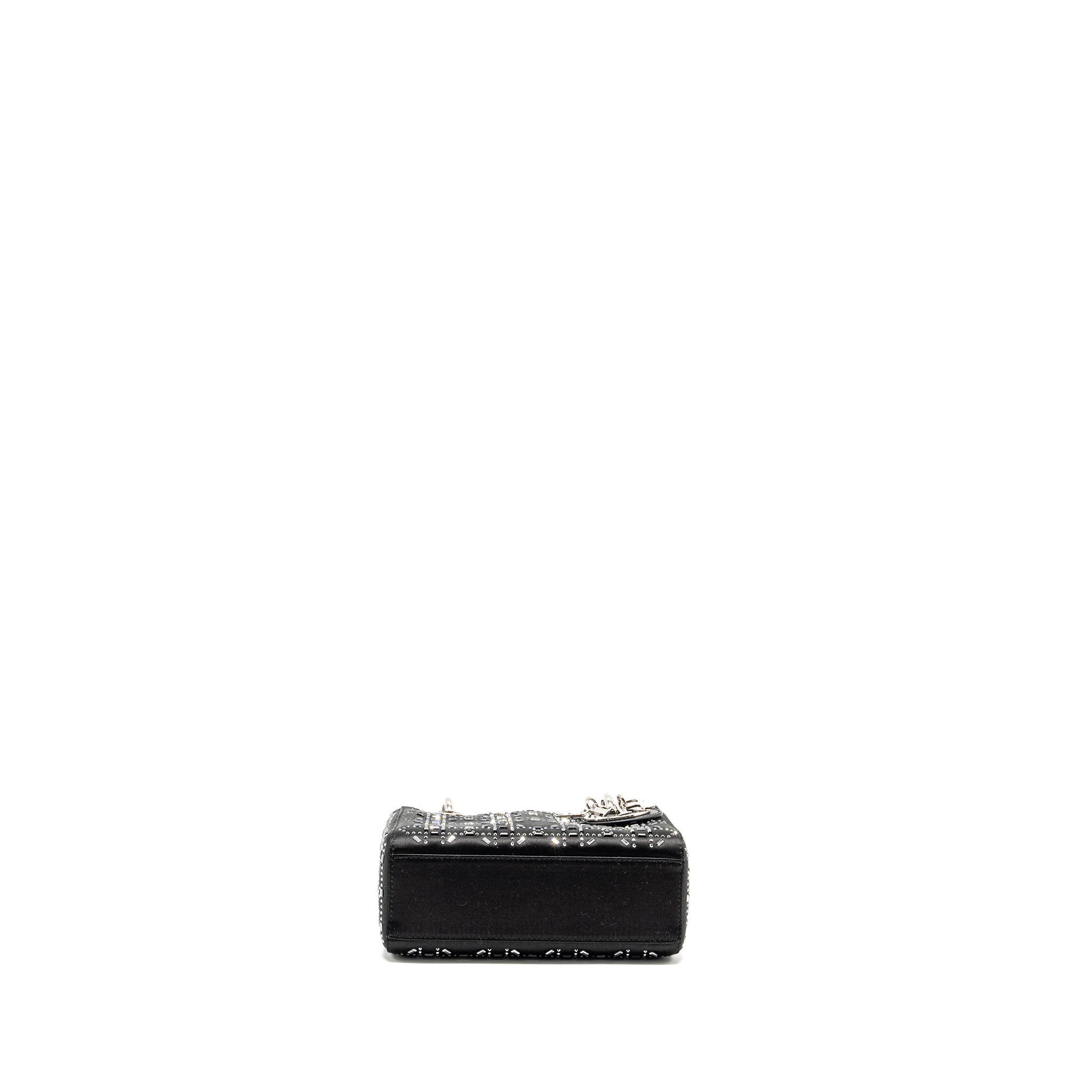DIOR MINI LADY DIOR STAIN CRYSTAL BLACK SHW
