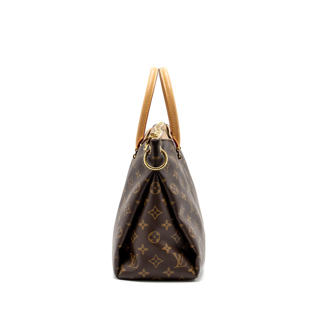 LOUIS VUITTON PALLAS DUNE TOTE BAG MONOGRAM CANVAS / BEIGE GHW