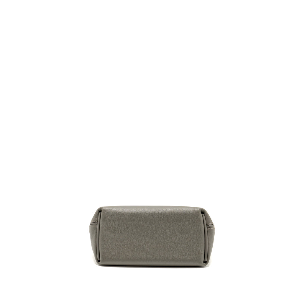 HERMES MINI 2424 24/24-21 BAG EVERCOLOR/SWIFT GRIS MEYER SHW