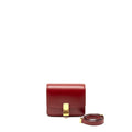 CELINE MINI CLASSIC BOX BAG CALFSKIN RED GHW