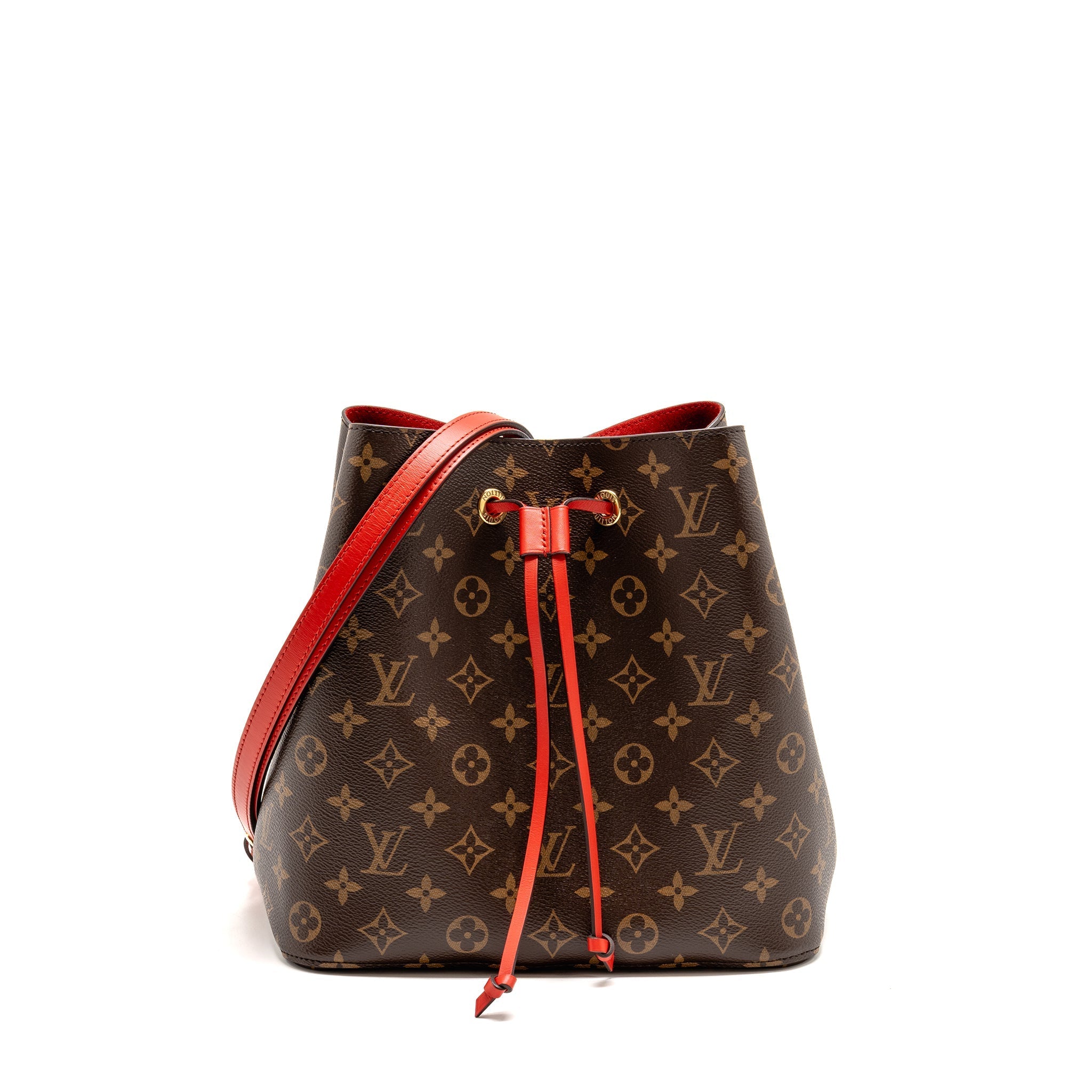 LOUIS VUITTON NEO NOE MONOGRAM CANVAS RED GHW