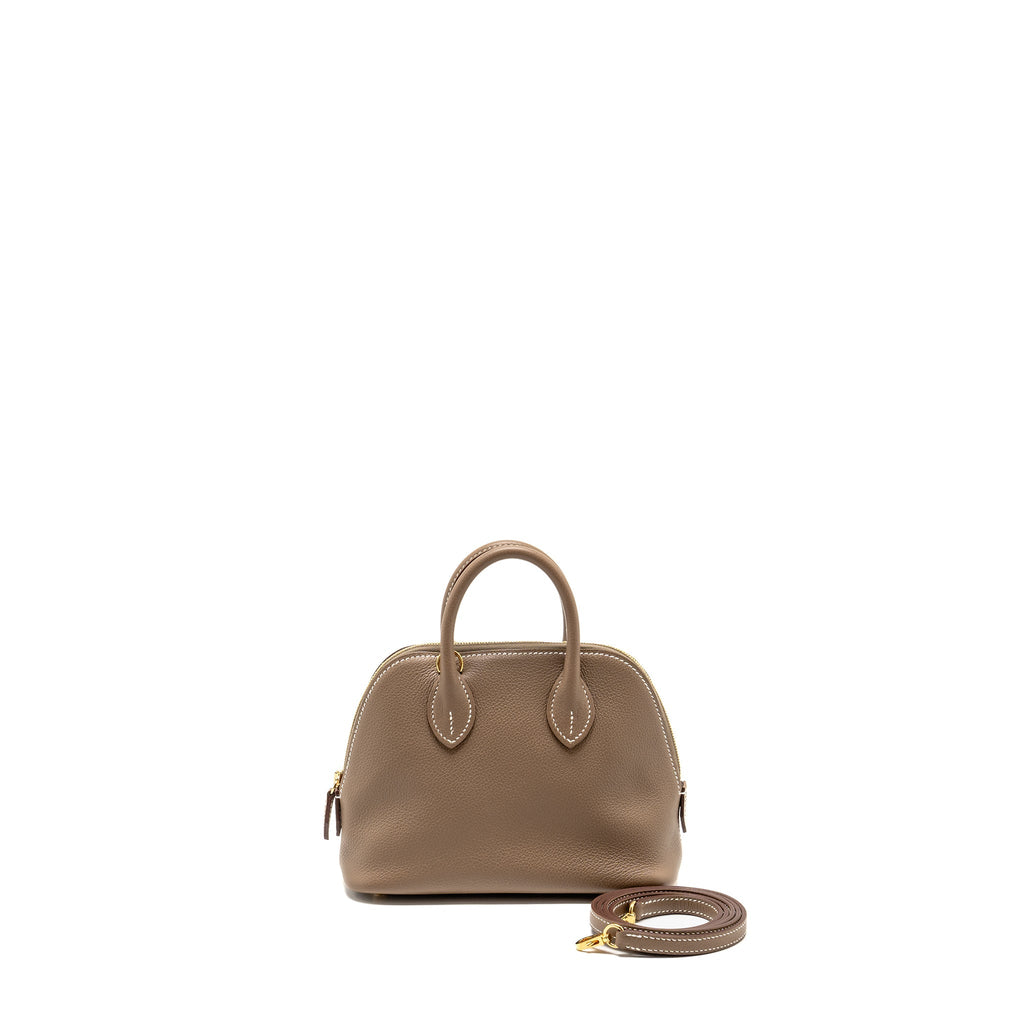 HERMES MINI BOLIDE EVERCOLOR ETOUPE GHW