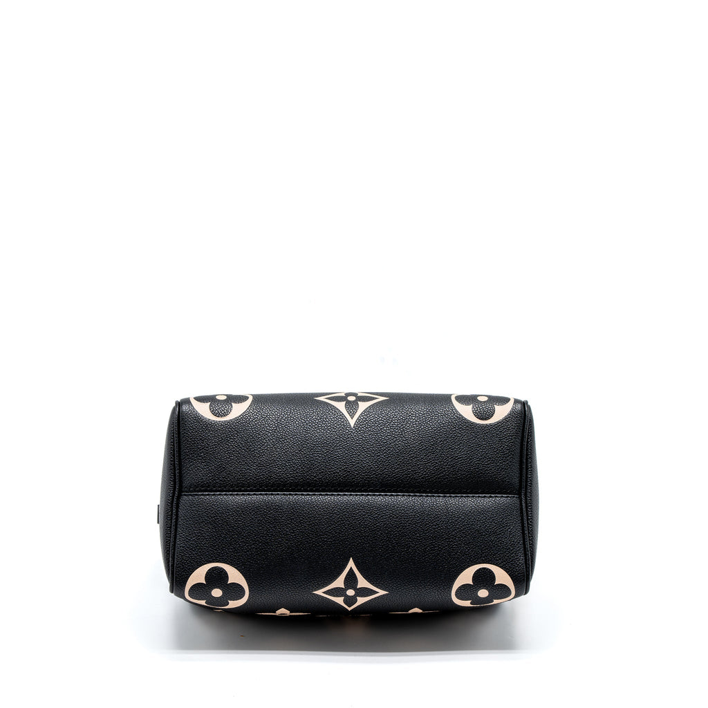 LOUIS VUITTON SPEEDY BANDOULIERE 25 BICOLOUR MONOGRAM EMPREINTE GHW (NEW VERSION)