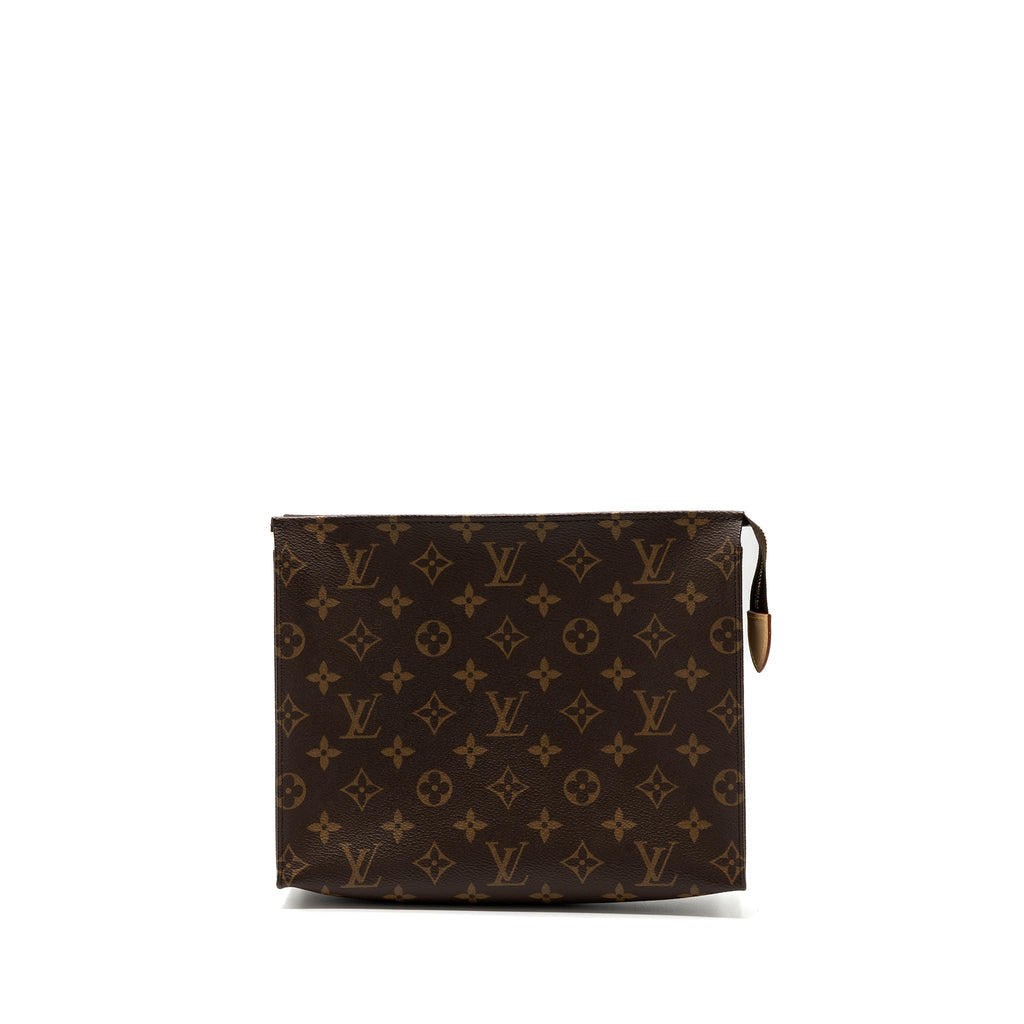 LOUIS VUITTON TOILETRY POCHETTE MONOGRAM CANVAS GHW