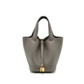 HERMES PICOTIN 18 CLEMENCE GRIS MEYER GHW