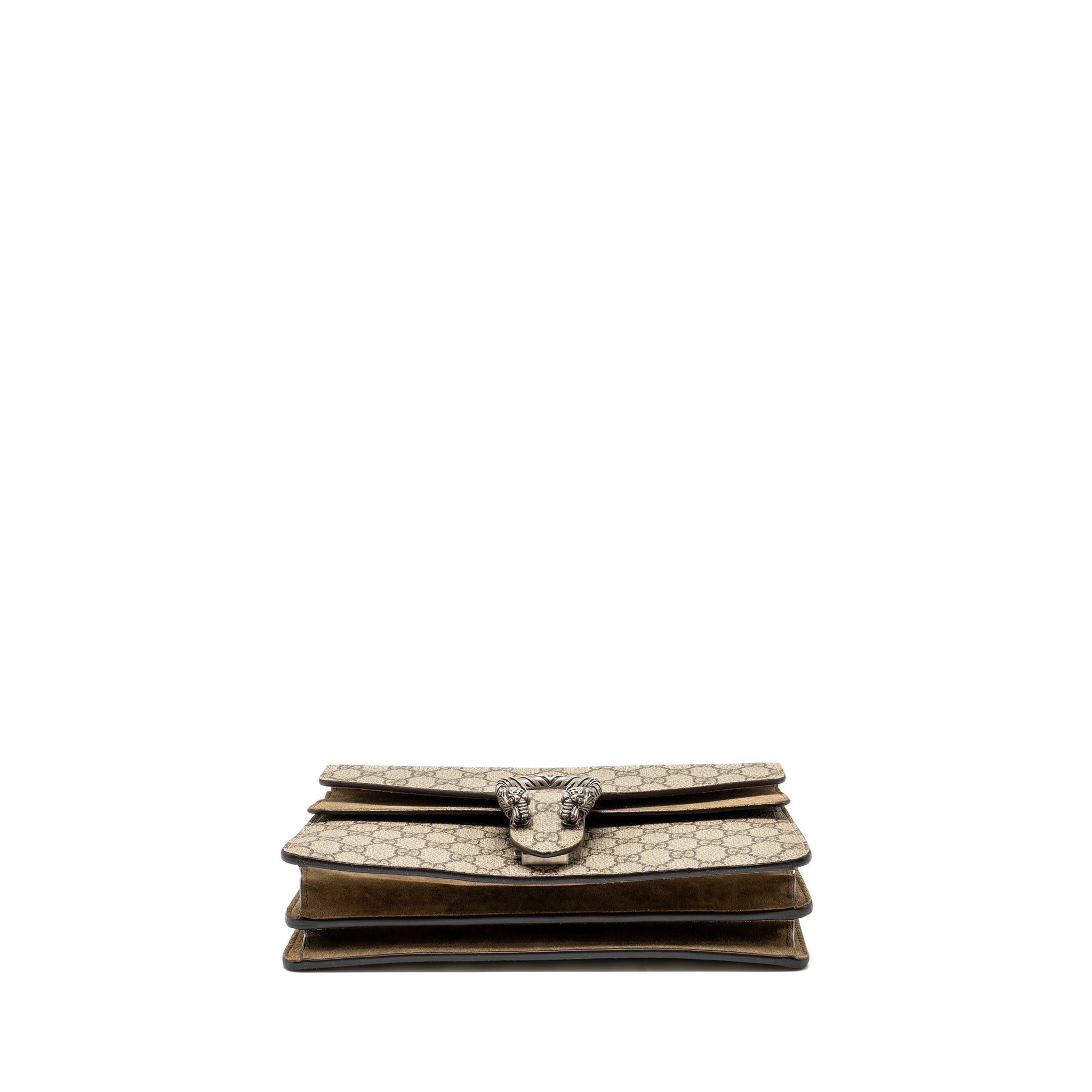 GUCCI DIONYSUS GG SHOULDER BAG GG SUPREME CANVAS / SUEDE BEIGE SHW