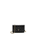 CHANEL CLASSIC WALLET ON CHAIN CAVIAR BLACK GHW(MICROCHIP)
