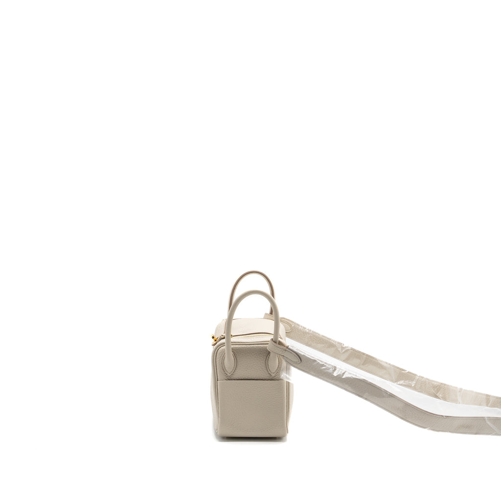 HERMES MINI LINDY CLEMENCE 8L BETON GHW