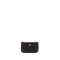 CHANEL CLASSIC SMALL ZIPPED POUCH GRAINED SHINY CALFSKIN BLACK LGHW (MICROCHIP)
