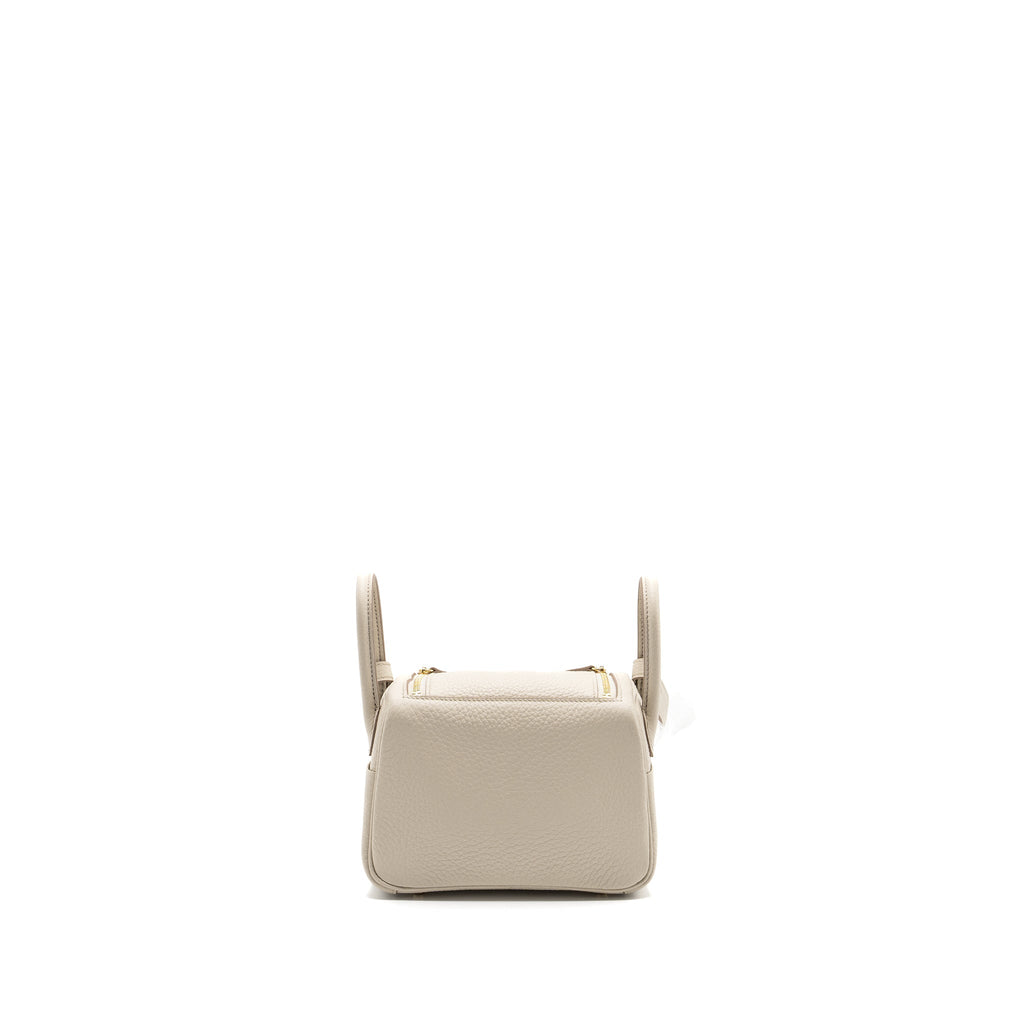 HERMES MINI LINDY CLEMENCE 8L BETON GHW
