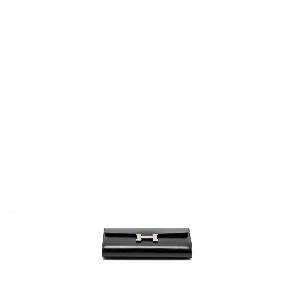 HERMES CONSTANCE TO GO BOX CALFSKIN BLACK SHW