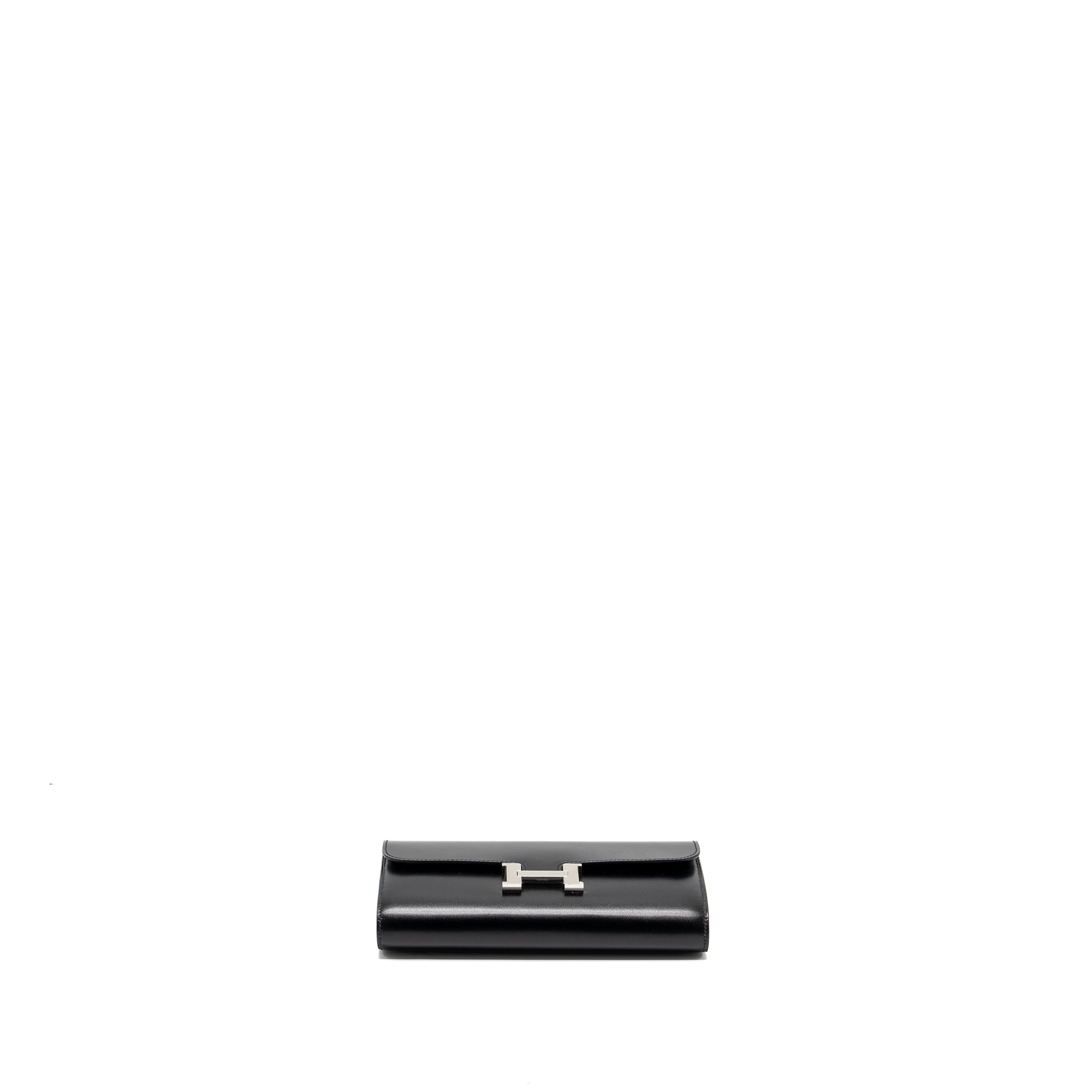 HERMES CONSTANCE TO GO BOX CALFSKIN BLACK SHW