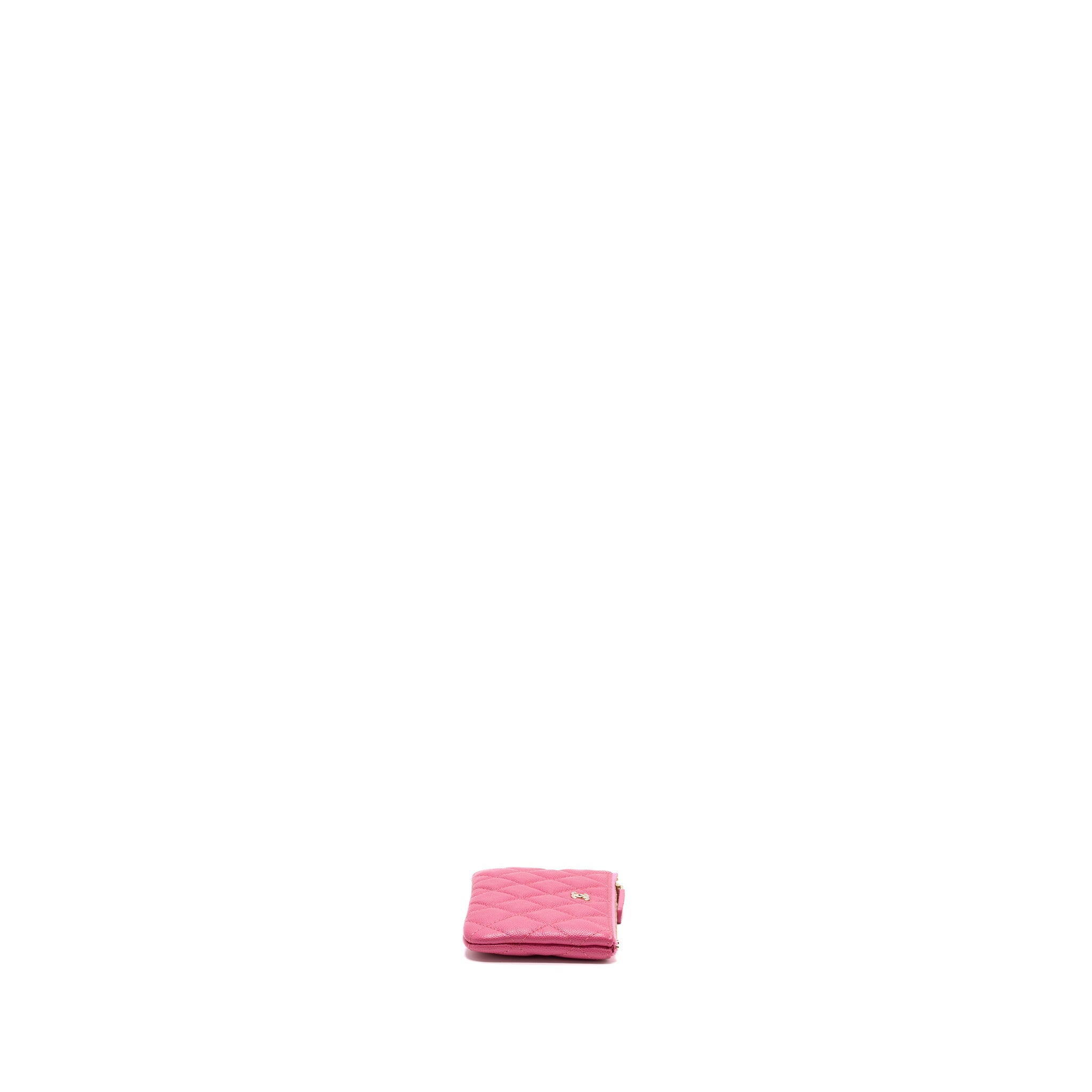 CHANEL ZIPPY POUCH CAVIAR PINK LGHW