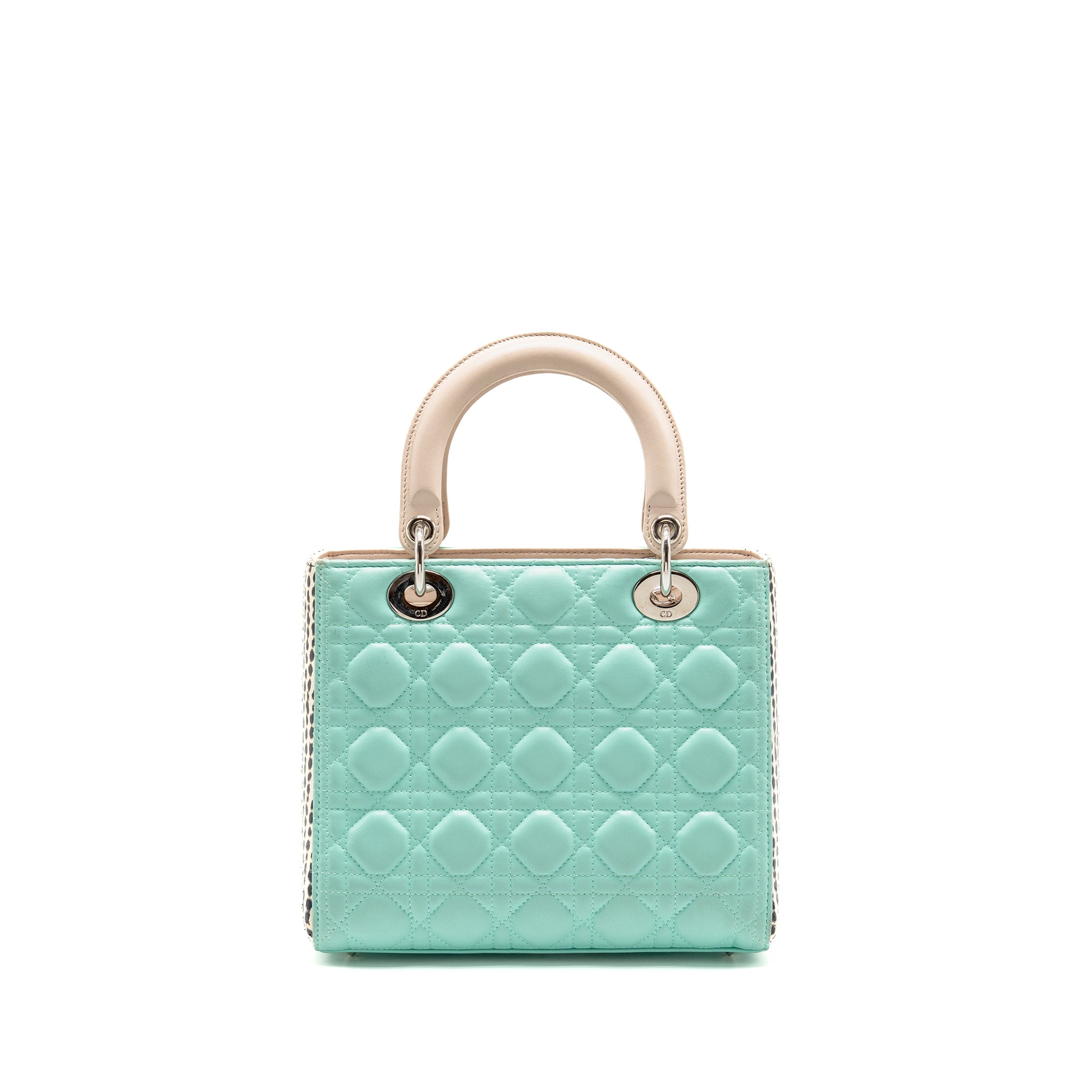 DIOR MEDIUM LADY DIOR LAMBSKIN/PYTHON MULTICOLOUR SHW