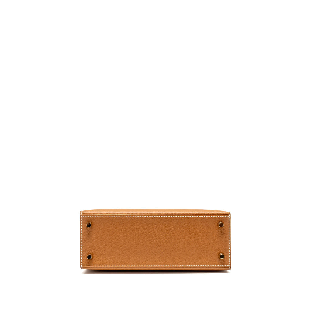 HERMES KELLY 25 EPSOM GOLD GHW