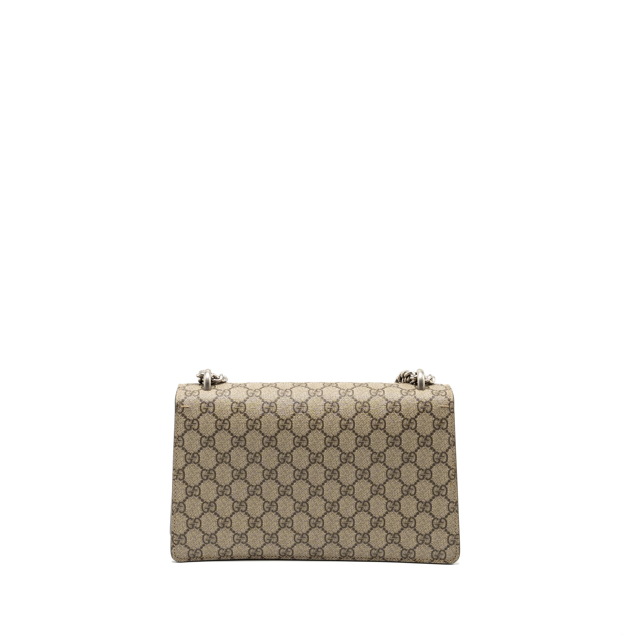 GUCCI DIONYSUS GG SHOULDER BAG GG SUPREME CANVAS / SUEDE BEIGE SHW