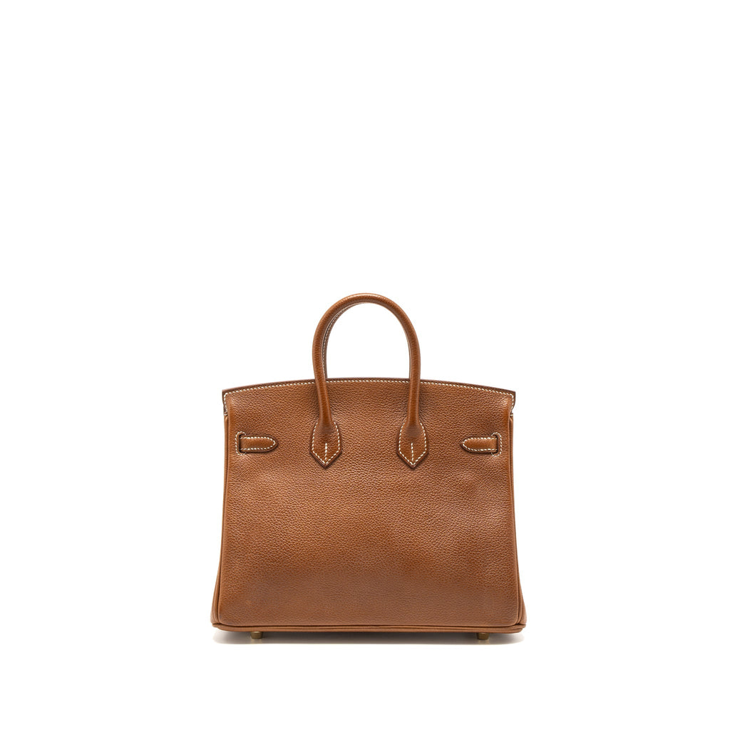 HERMES BIRKIN 25 BARENIA FAUBOURG 34 FAUVE GHW