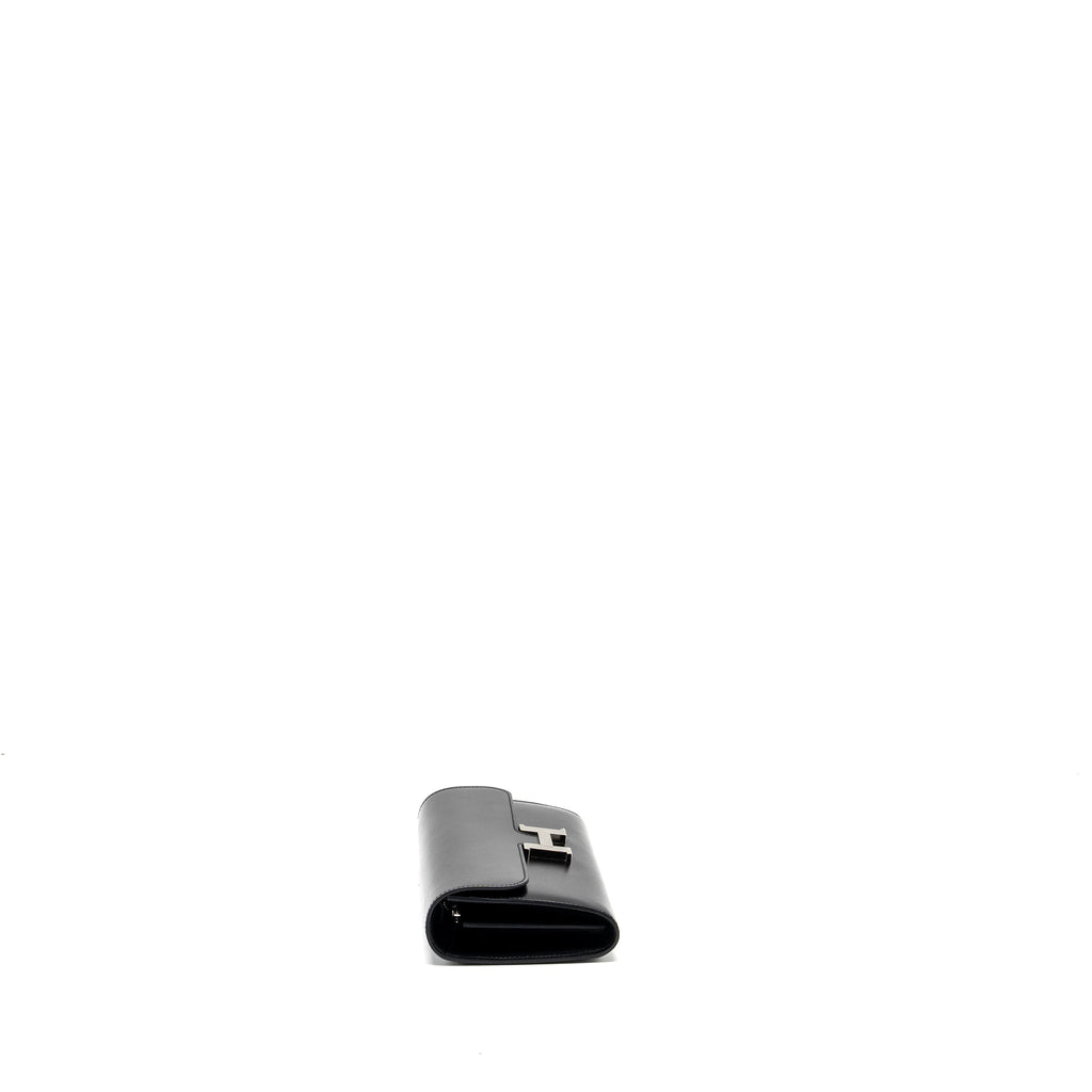 HERMES CONSTANCE TO GO BOX CALFSKIN BLACK SHW