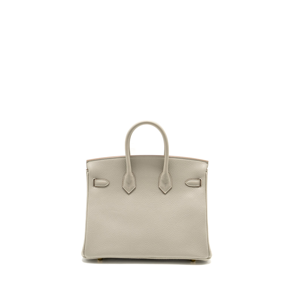 HERMES BIRKIN 25 TOGO GRIS PERLE GHW
