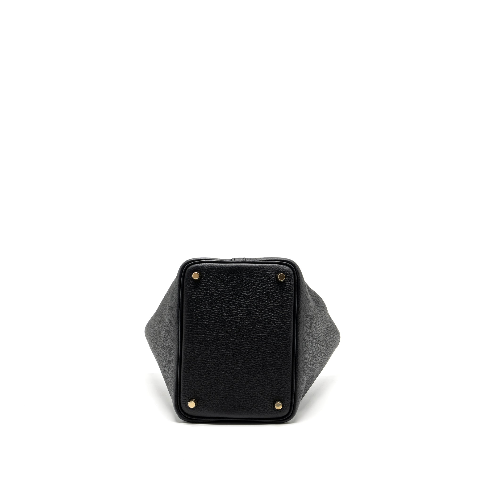 HERMERS PICOTIN 18 LOCK BAG CLEMENCE BLACK GHW