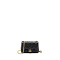 CHANEL 23P MINI COCO LOVE FLAP BAG CAVIAR BLACK GHW (MICROCHIP)