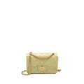 CHANEL MINI 2.55 REISSUE AGED CALFSKIN GREEN GHW