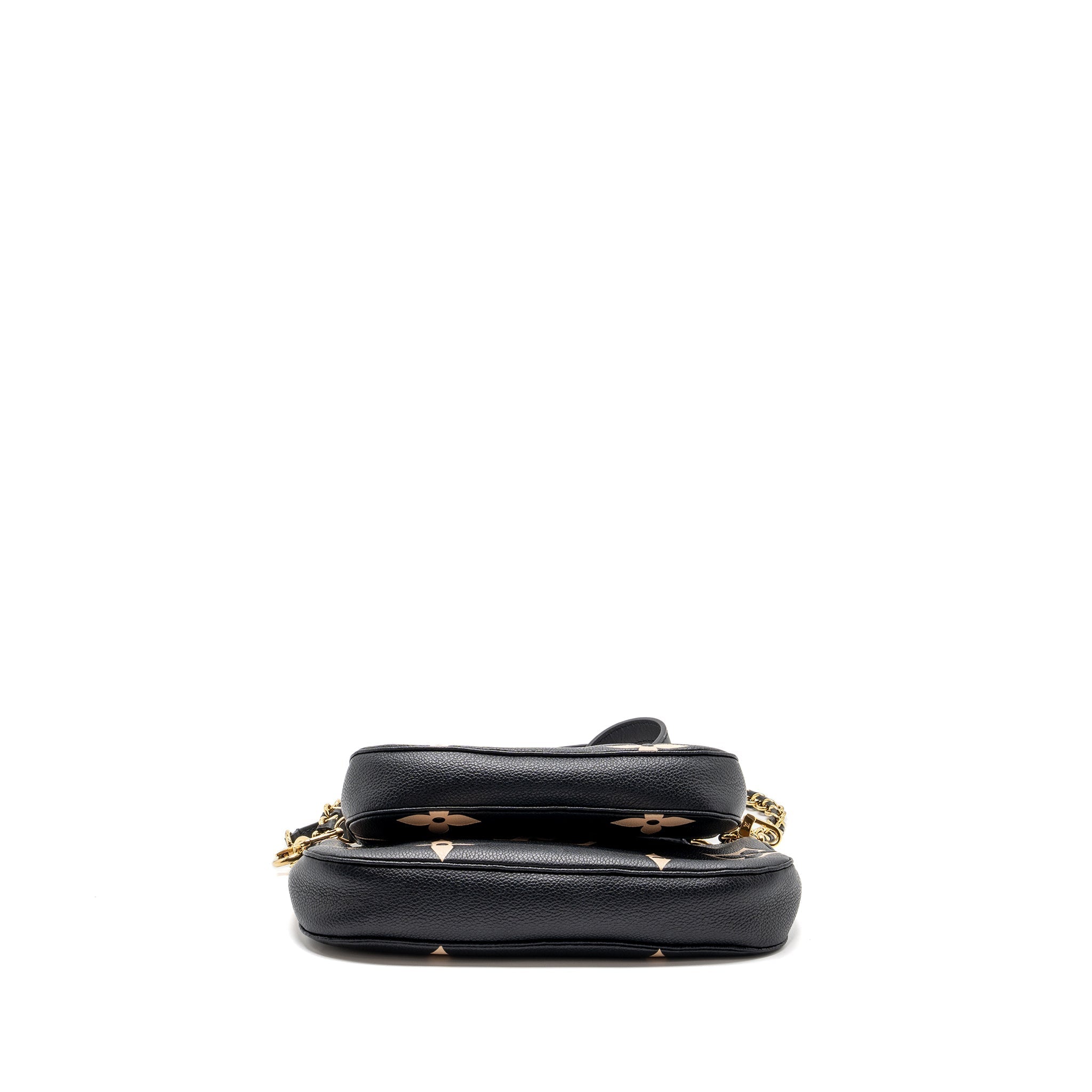 LOUIS VUITTON MULTI POCHETTE MONOGRAM EMPREINTE BLACK GHW