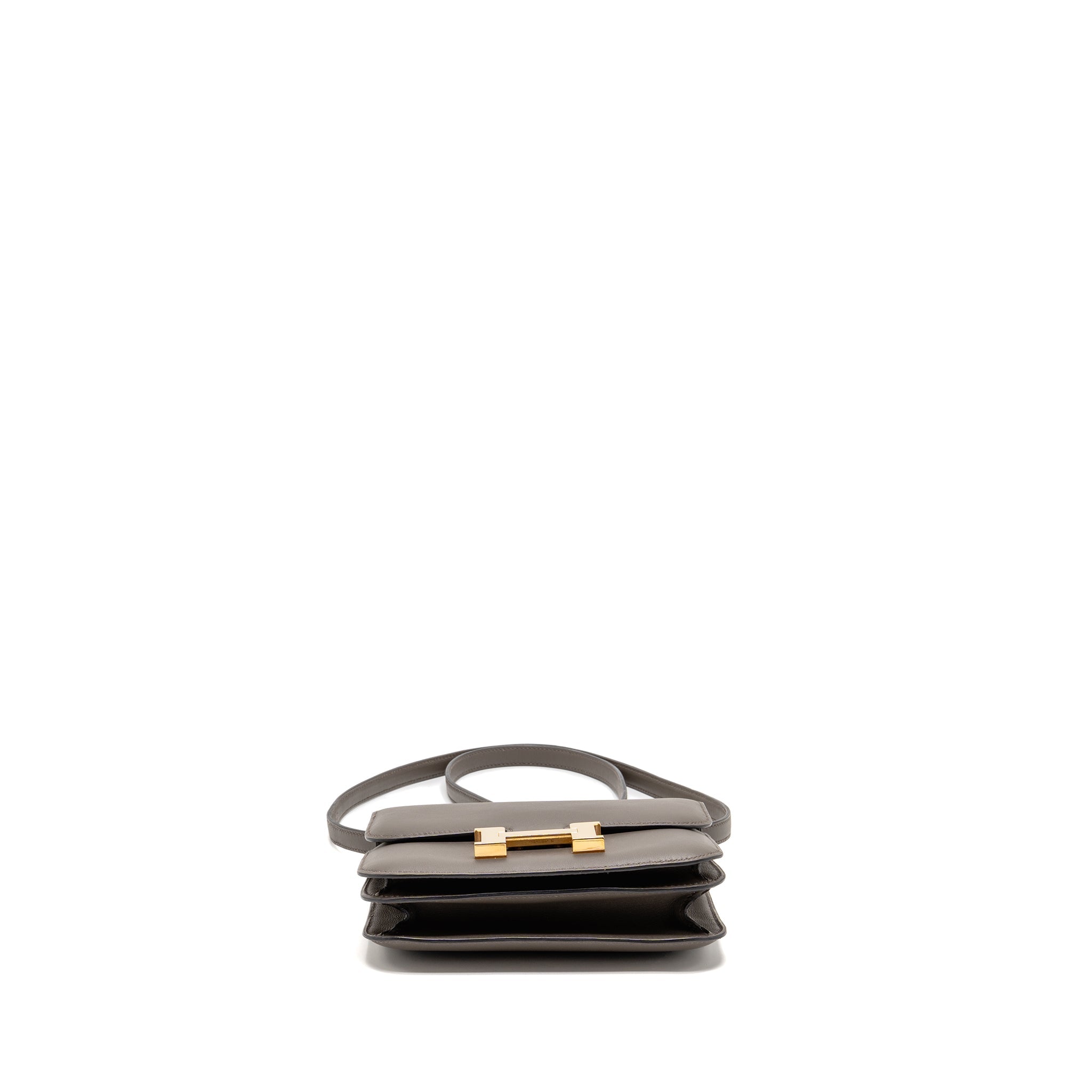HERMES MINI CONSTANCE SWIFT 8F GRIS ETAIN RGHW