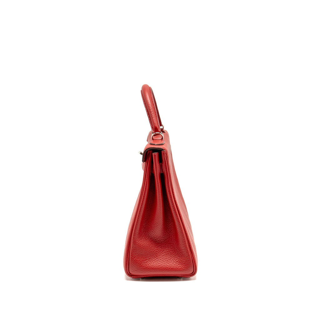 HERMES KELLY 32 CLEMENCE RED SHW