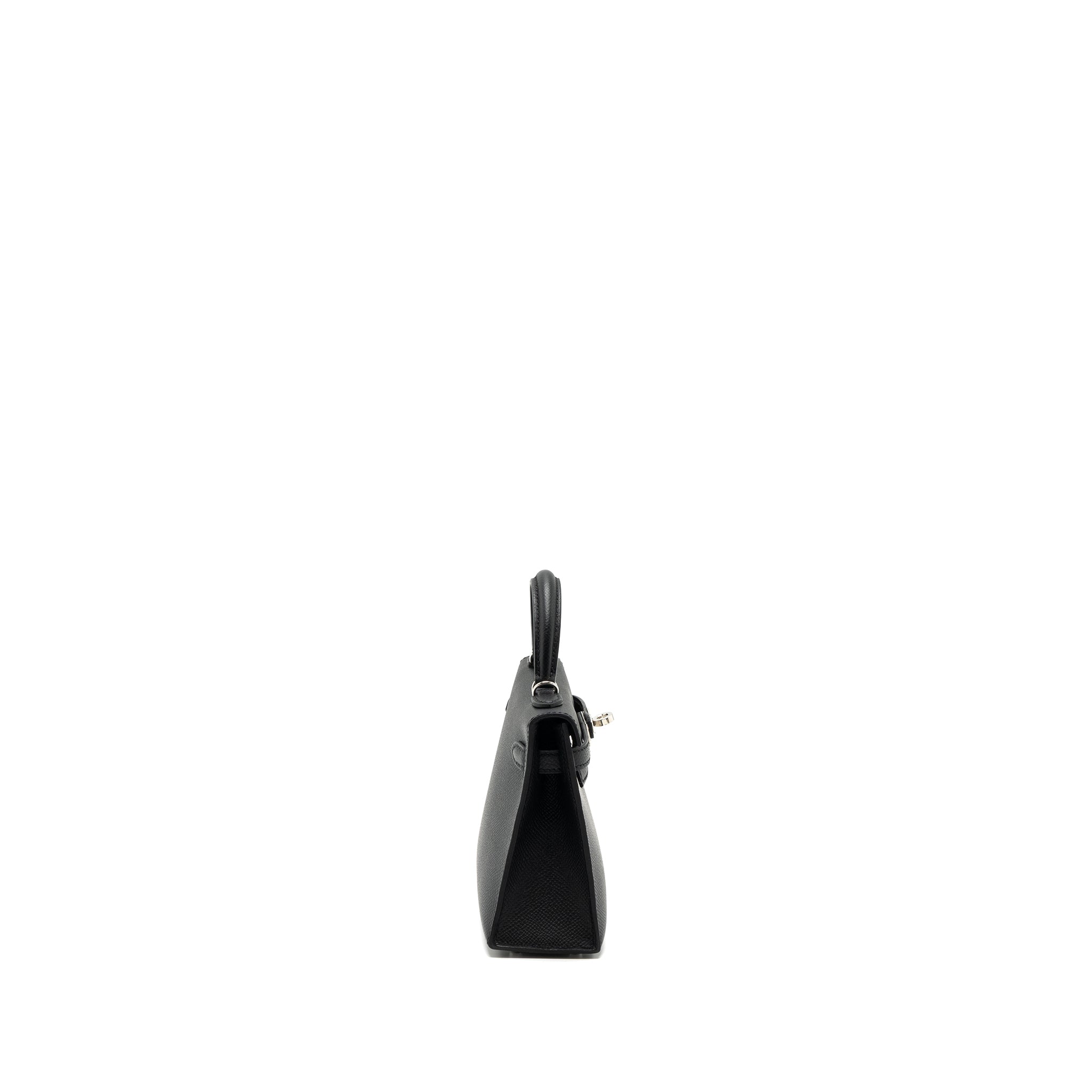 HERMES MINI KELLY EPSOM BLACK SHW